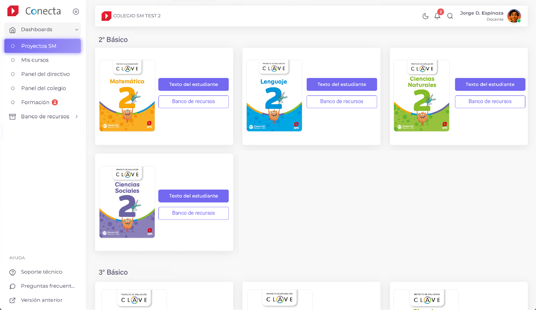 Mis libros en la App Conecta