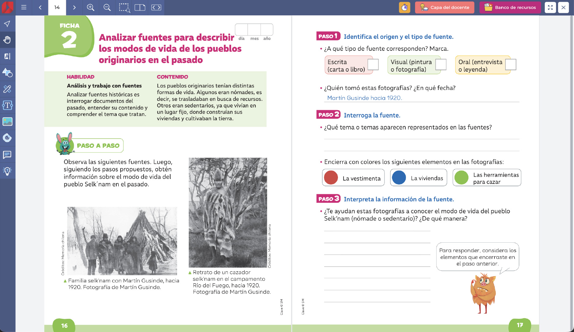 Visor del texto en la App Conecta